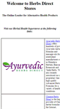Mobile Screenshot of herbsdirectstores.com